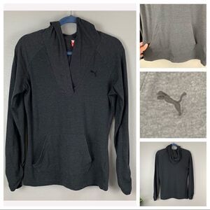 Puma Hooded V-Neck Sweater 